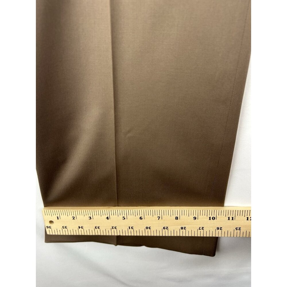 Gunex Italy Dress Slacks Pants Size 8 Office Business Virgin Wool Blend Wide Leg - Picture 4 of 16